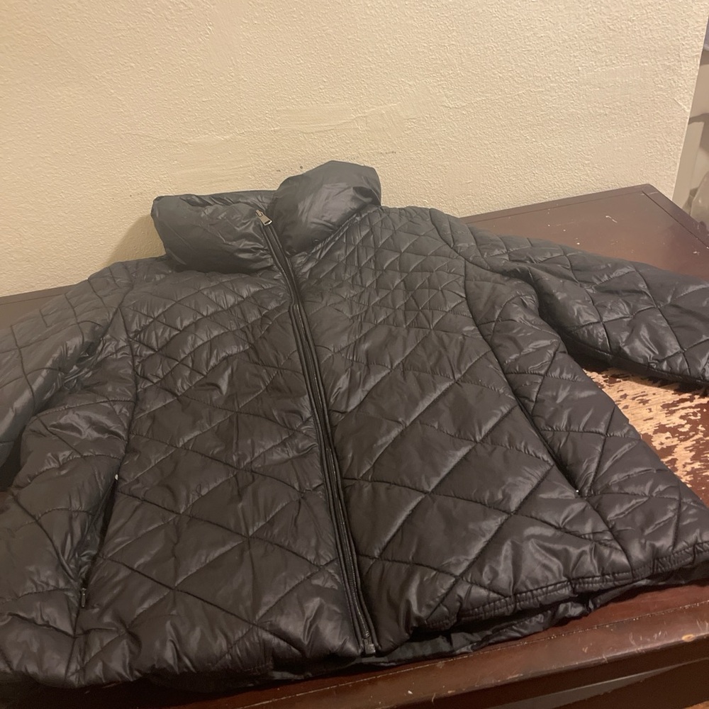 Victoria's Secret Black Satin Jacket